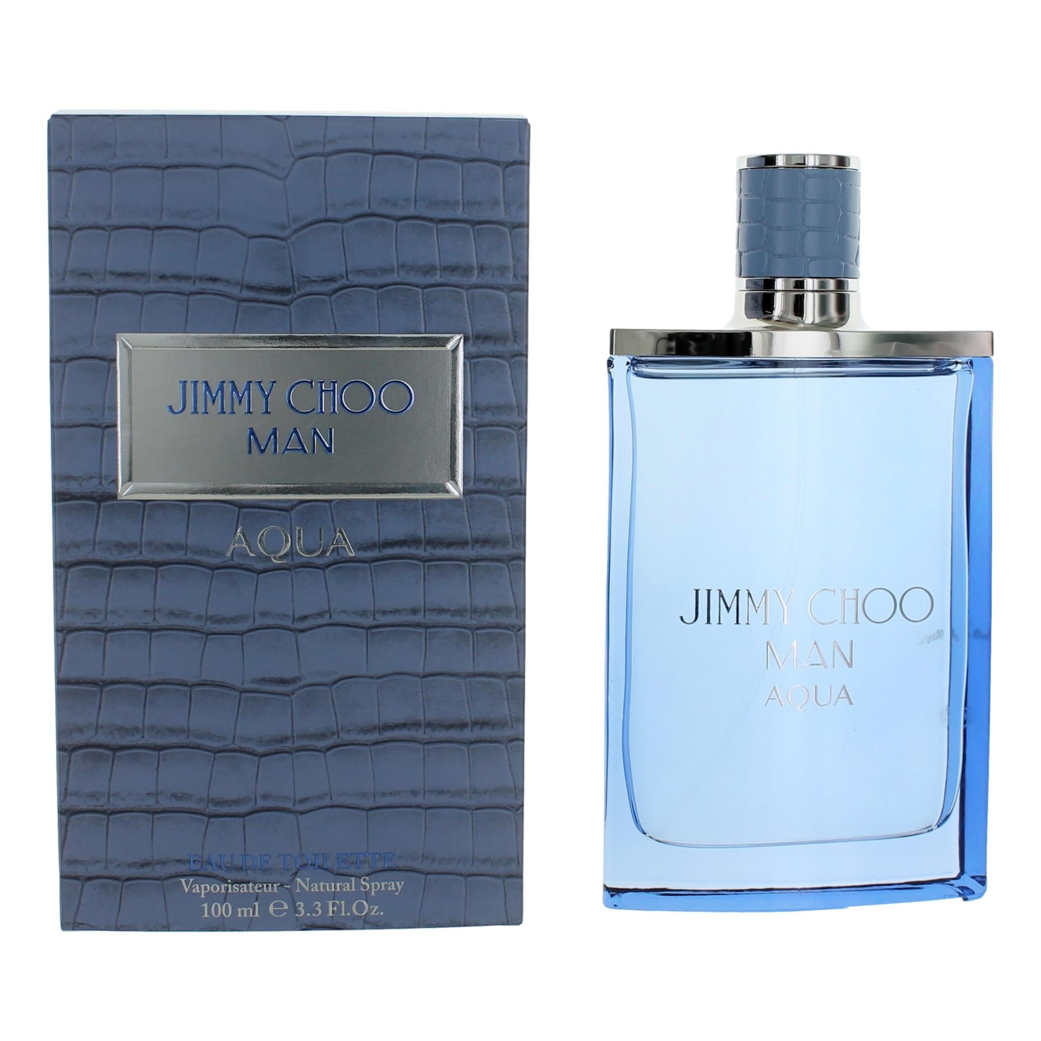 Bottle of Jimmy Choo Man Aqua by Jimmy Choo, 3.3 oz Eau De Toilette Spray for Men